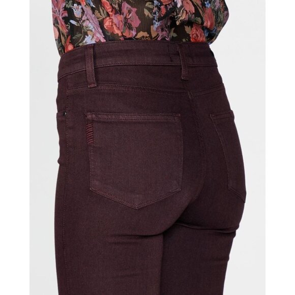 Paige Verdugo Ankle Cherry Noir Size 30  Cropped Ankle Ultra Skinny Soft - Picture 14 of 14